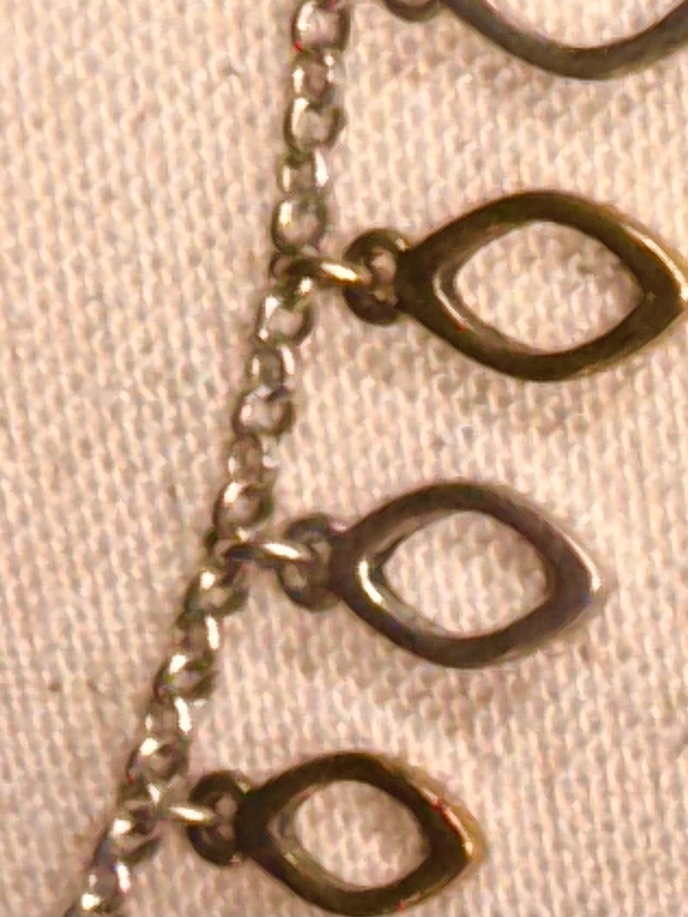 Lucky Brand Two-Tone Gold and Silver Charm Necklace, adjustable 16-21 inches. - Picture 8 of 15